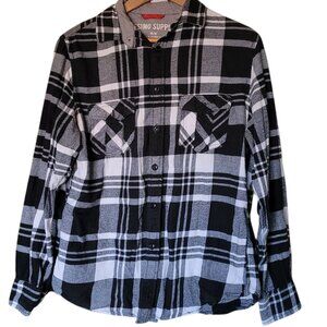 Mossimo Supply Co. Black Flannel Size M